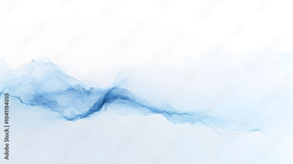 Aufkleber abstract blue wave background with dynamic lines and swirling motion, perfect for digital design or 
