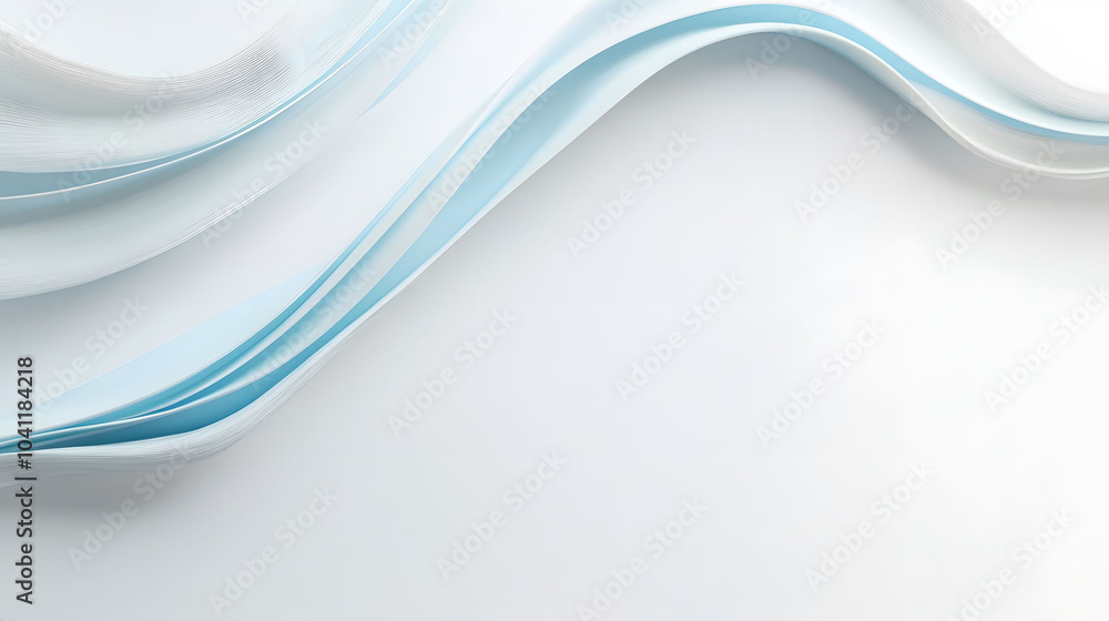 Aufkleber abstract blue wave background with dynamic lines and swirling motion, perfect for digital design or 
