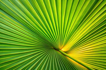 Obraz premium Close-up of a palm leaf