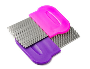 Multiple lice combs with multiple fine teeth for effective lice removal and scalp care