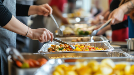 Obraz premium Thanksgiving volunteer Charity