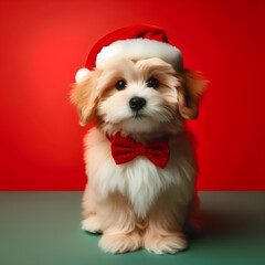 cute christmas pet background