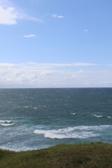 바다, SEA, OCEAN, SKY, 하늘, 바다, 파란색, 구름