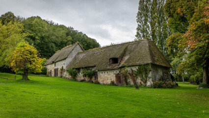 Beautiful old abbey in Normandie on 15st September 2024
