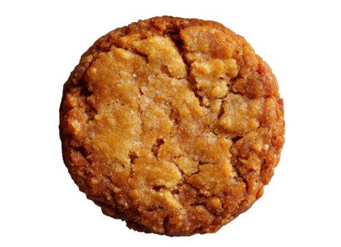 Classic anzac biscuits for anzac day celebrations and culinary photography - transparent background png