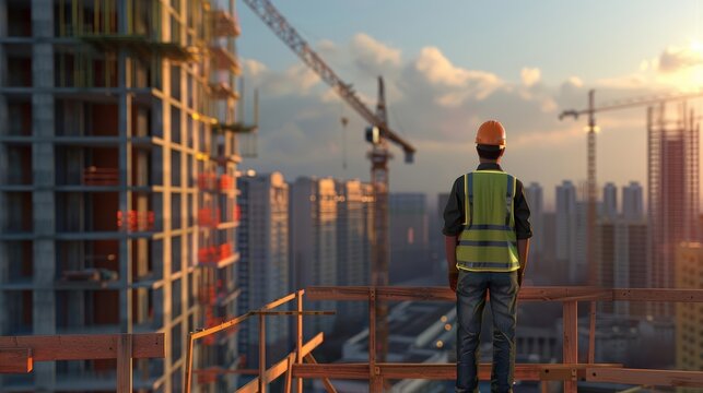 Illustrate the risks associated with working at heights with immersive 3D models of construction sites
