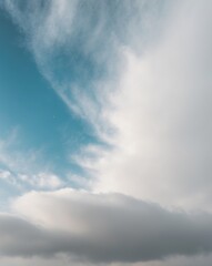 Above the Clouds A Breathtaking View of the Sky.