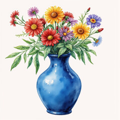  Lovely Floral Illustrations in Watercolor Panels