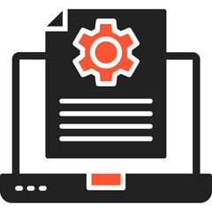 Content Management Vector Icon