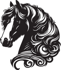 Fototapeta premium Shire horse vector