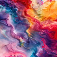 Obraz premium Photo of Abstract tiedye texture with vibrant, swirling colors