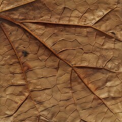 Photo of  Natural leaf imprint texture with detailed, organic shapes
