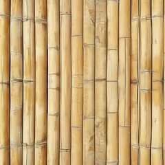 Photo of  Organic bamboo texture with natural, vertical lines
