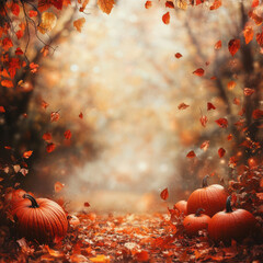 Thanksgiving background with copy space, great for websites, cards, social media