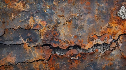 Soil Corrosion Cracks On The Ground