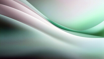 Serene Aqua Waves: A mesmerizing blend of pastel greens and whites, creating a calming, flowing abstract art piece. Perfect for relaxation.