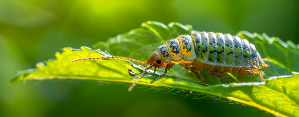 caterpillar on leaf