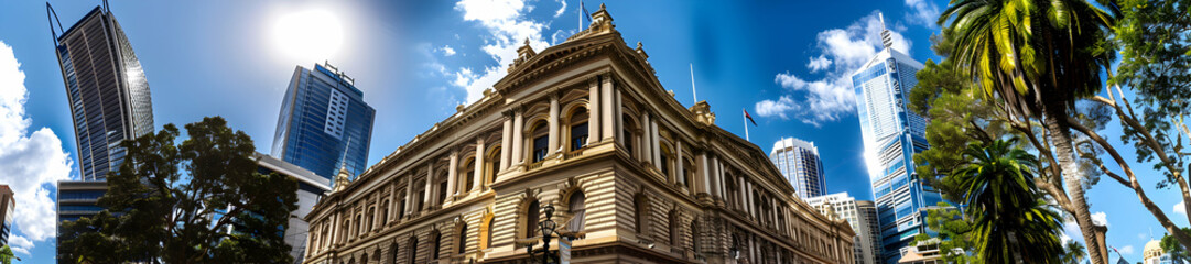 Obraz premium Exploring Architectural Beauty: A Classical Building Travel Experience 