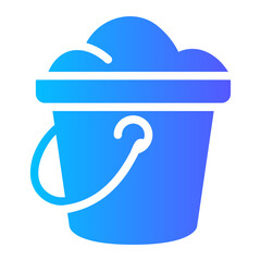 bucket Gradient icon