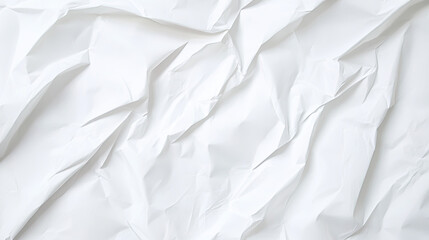 Fototapeta premium Paper texture background&nbsp;Crumpled White on Top view