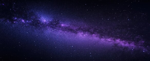 Obraz premium The Beautiful Cosmic Purple Galaxy