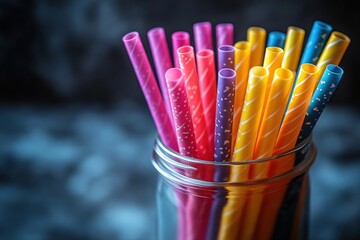 colorful straw