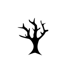 spooky Halloween tree