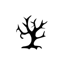 spooky Halloween tree