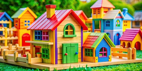 Delightful wooden toy house ideal for sparking imagination and fostering creative learning in children, encouraging endless play and exploration for kids of all ages.