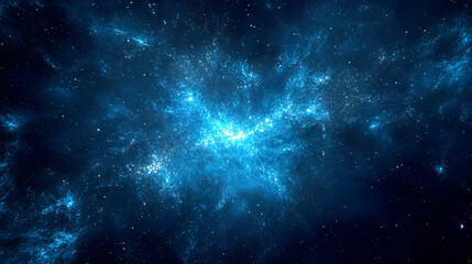 Obraz premium Dark blue abstract galaxy background stars space galaxy