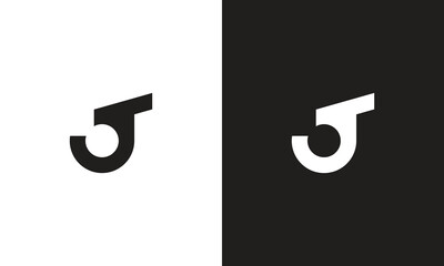 OT logo, monogram unique logo, black and white logo, premium elegant logo, letter OT Vector