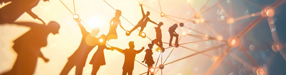 Obraz premium Human Interaction in a Connected World 
