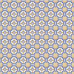 Mediterranean tiled Board. Glazed Tiles with lemons and it Leaves