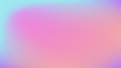 Hologram gradient background. Purple iridescent abstract pattern. Holographic rainbow texture 90s design. Minimal unicorn color mesh effect for futuristic cover or banner bg. Vibrant cosmic material. © Mariia