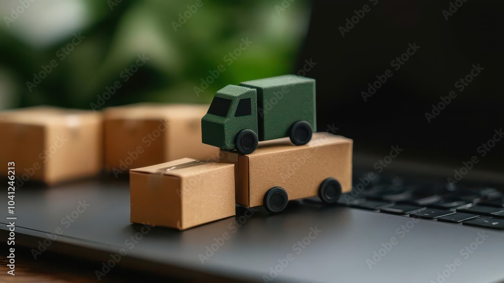 Poster e-procurement, using digital tools and platforms for automating purchasing processes and supplier ma