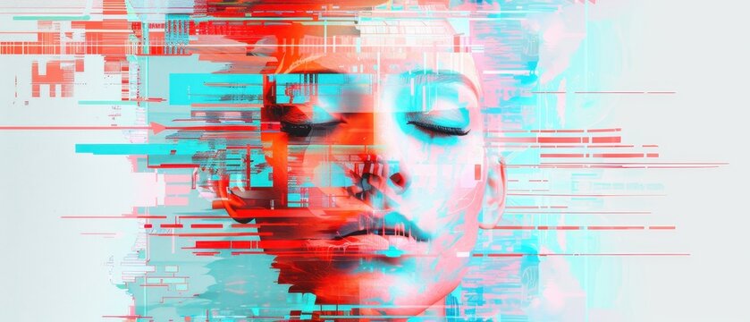 Disrupted Advertising Icons, a surreal digital artwork showcasing distorted symbols that challenge conventional marketing, blending creativity with a unique visual narrative.