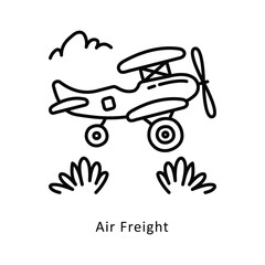 Air Freight isometric stock illustration. EPS File stock illustration