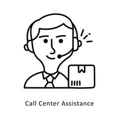 Call Center Assitance isometric stock illustration. EPS File stock illustration