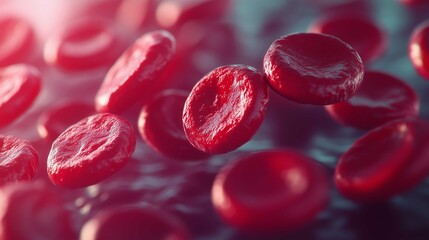 Blood cells and red blood cells. medical illustration. The concept of blood laboratory testing.
