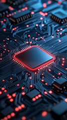 Fototapeta premium Exploring the intricate design of modern microprocessors and their impact on technology