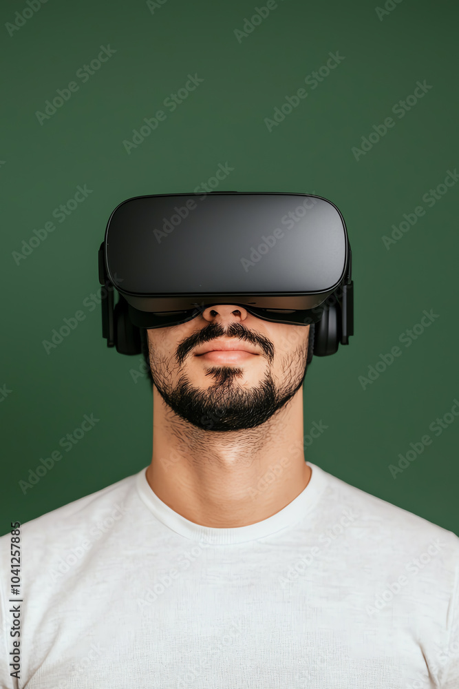 Poster exploring virtual realities the impact of vr technology on modern interactions and experiences