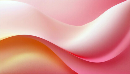 Fototapeta premium Serene Pink Hues: Abstract Waves of Calm, Gentle Curves and Soft, Dreamy Pastels. A Visual Symphony of Tranquility.
