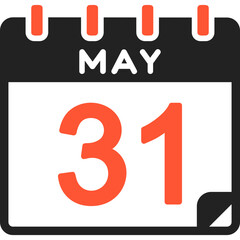 31 May Vector Icon Design