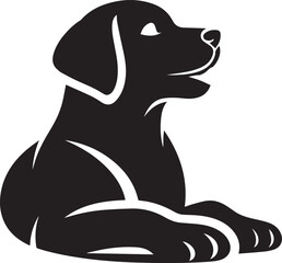 Labrador rottweiler dog vector
