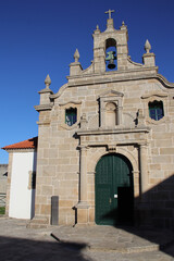 baroque (?) church (church of mercy) in miranda do douro in portugal 