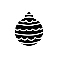 Hanging Light Icon for Christmas and New Year Decoration, Decorative Light Bulb Filled Icon, Hanging Light Bulb Flat Icon