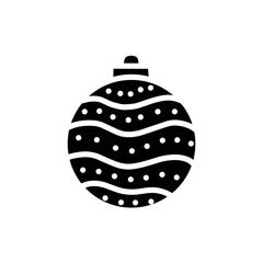 Hanging Light Icon for Christmas and New Year Decoration, Decorative Light Bulb Filled Icon, Hanging Light Bulb Flat Icon