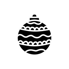 Hanging Light Icon for Christmas and New Year Decoration, Decorative Light Bulb Filled Icon, Hanging Light Bulb Flat Icon