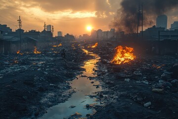 Combat pollution in developing countries, with green initiatives that promote clean air and water