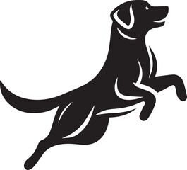 Bull dog vector in black and white